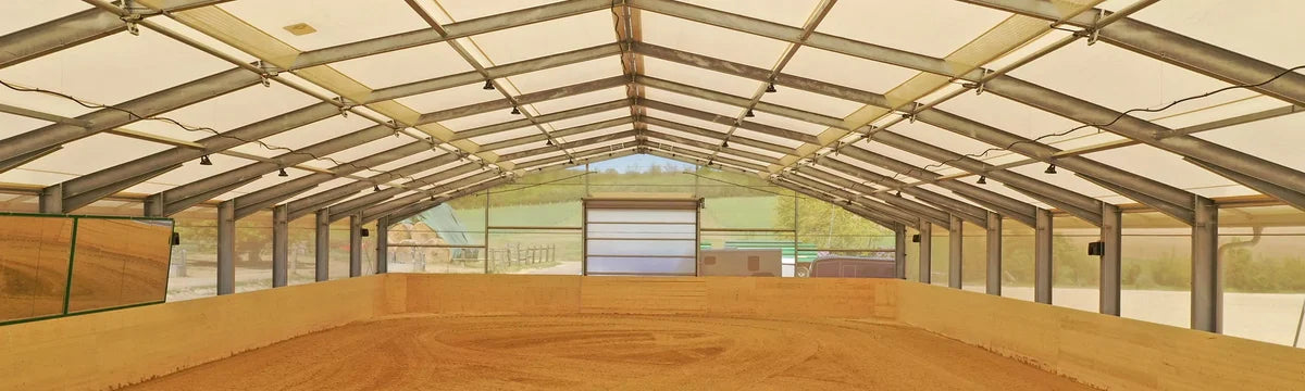Referansebygg fra Agrotel — permanent ridehall