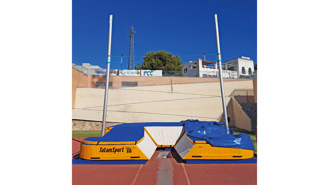 Landingsmatte for stavsprang