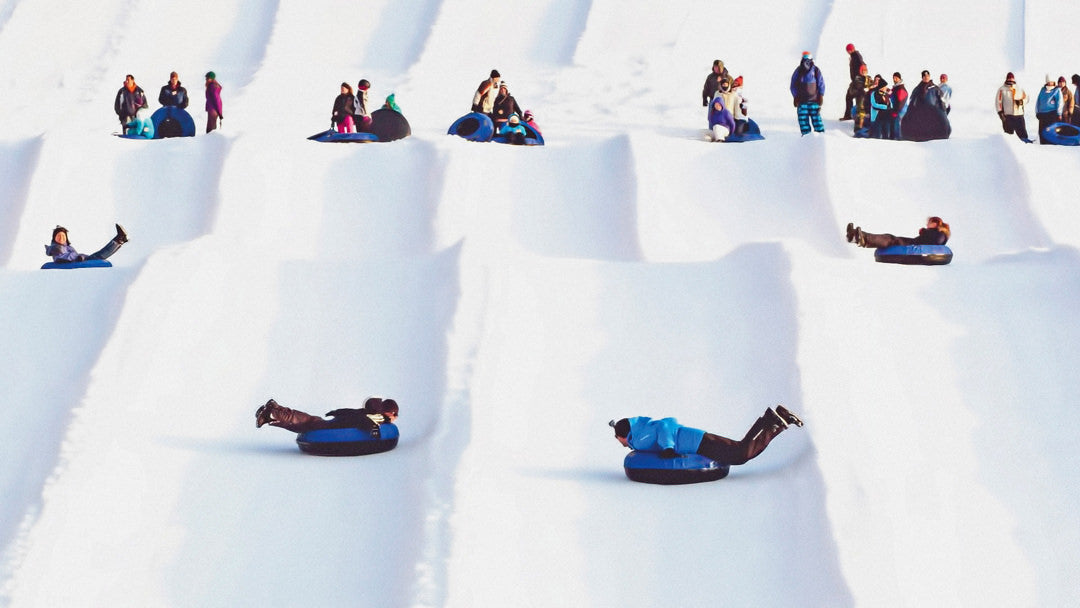 Oppblüsbar Donut for snø aktiviteter