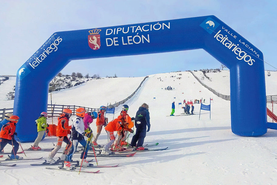 Start/målstrek oppblåsbar bue