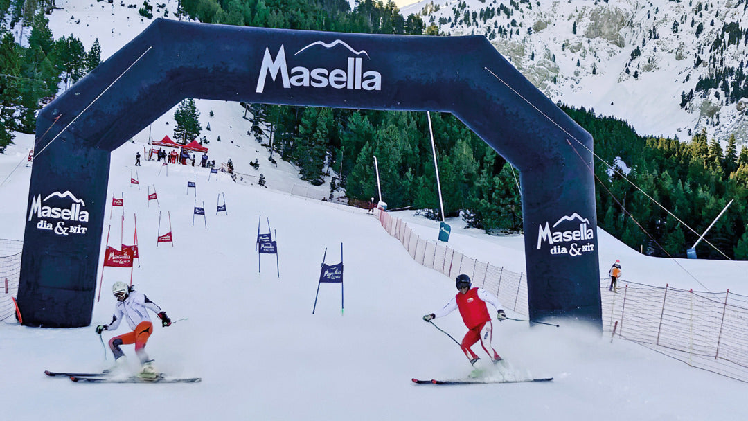 Start/målstrek oppblåsbar bue