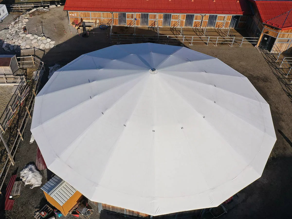 Overbygd Rund paddock