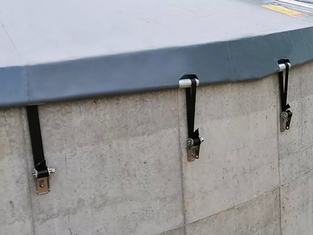 Tank overbygg opp til 40 m i diameter med galvanisert senter søyle