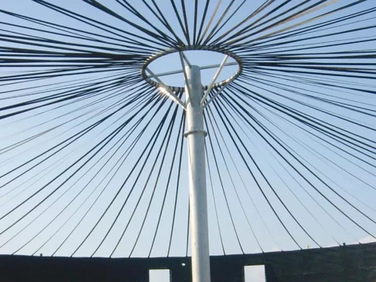 Tank overbygg opp til 40 m i diameter med galvanisert senter søyle