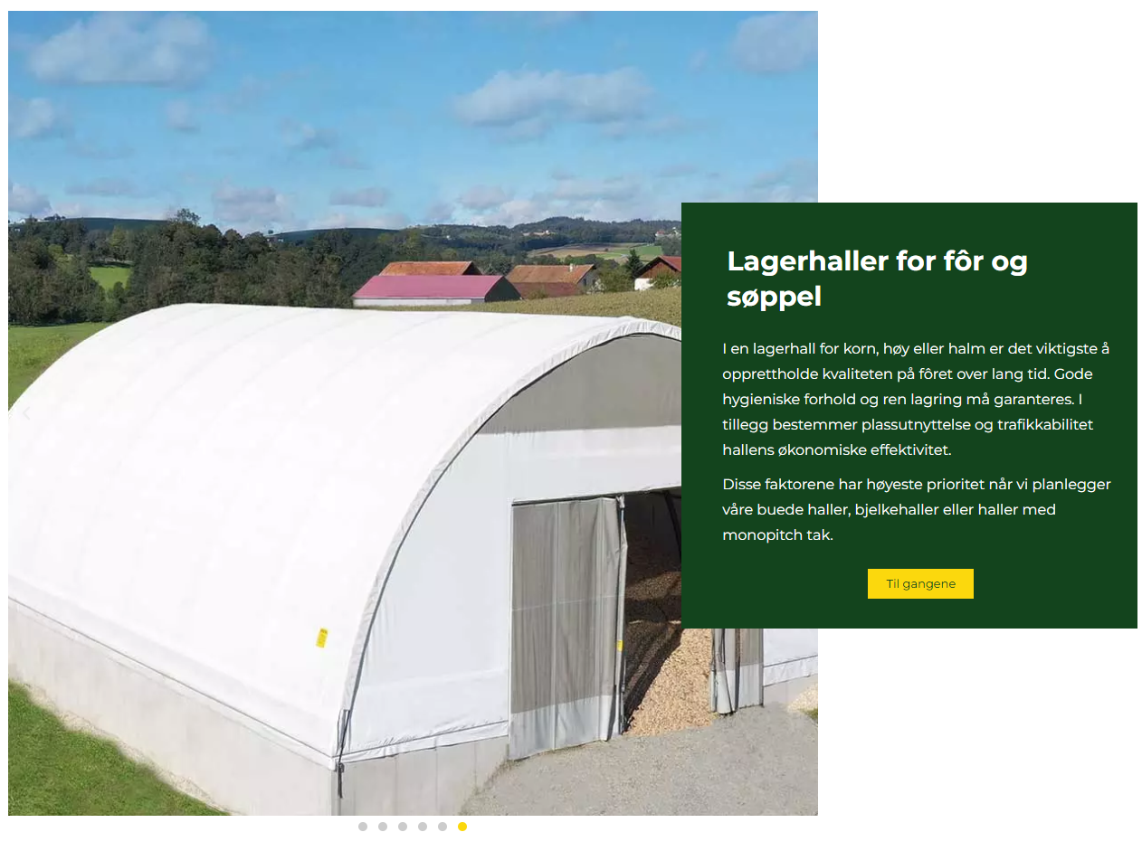 Lager og maskin haller