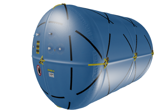 Løfte poser for båter og katamaraner