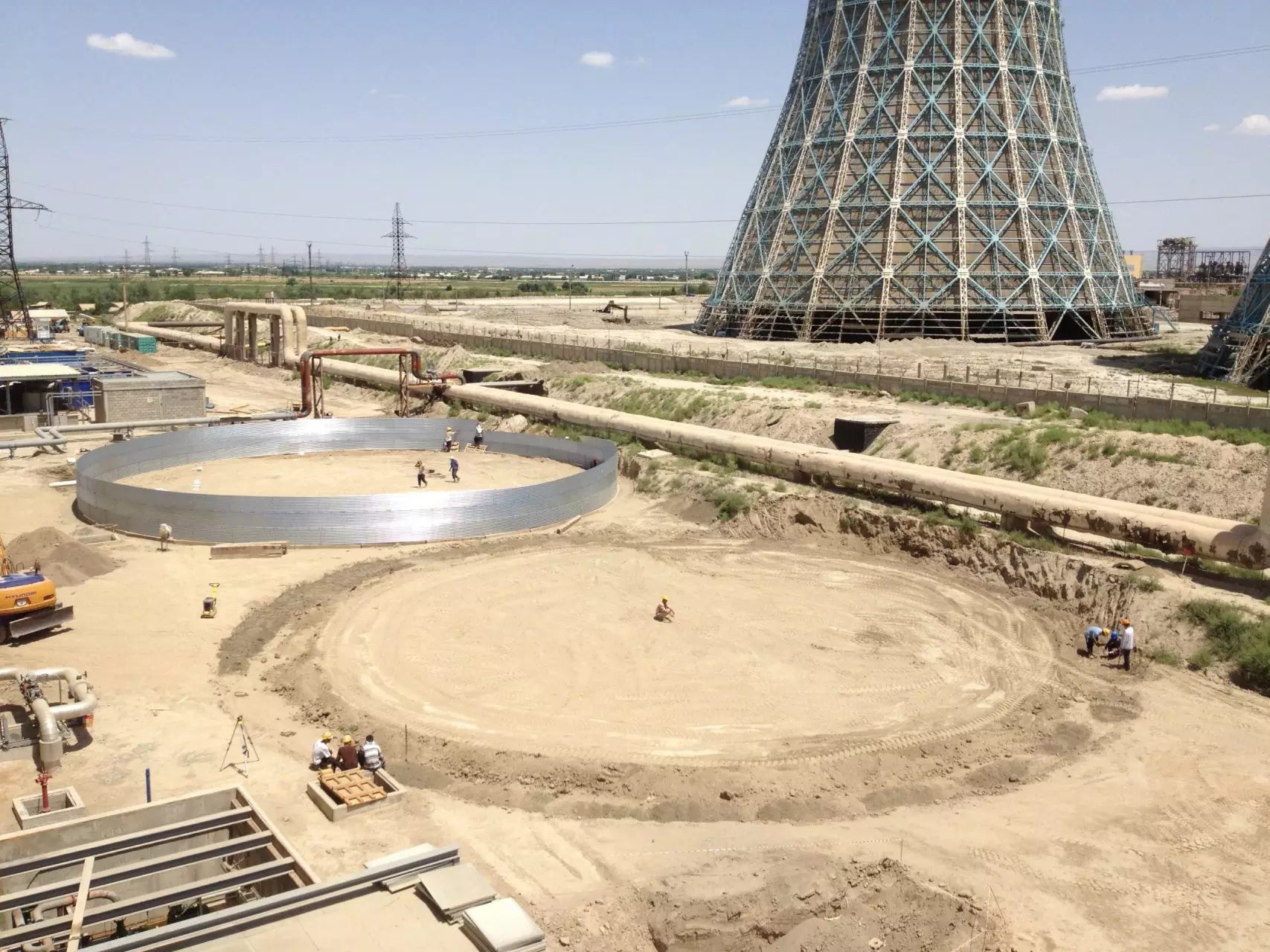 Vanntanker for industri