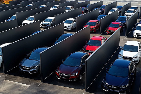 Modulære brann skjermer