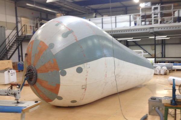 Heavy duty undervanns løfte poser for industriell bruk