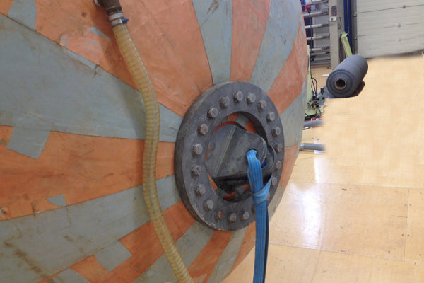 Heavy duty undervanns løfte poser for industriell bruk