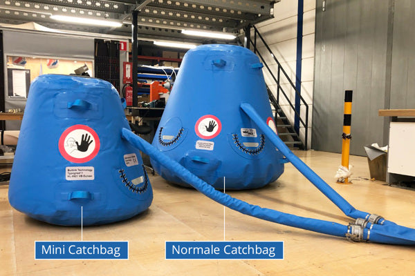 Landing bags for recovering small vehicles