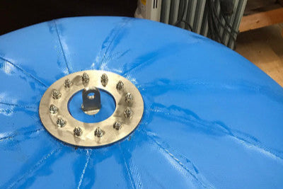 Oppblåsbar kuleventil