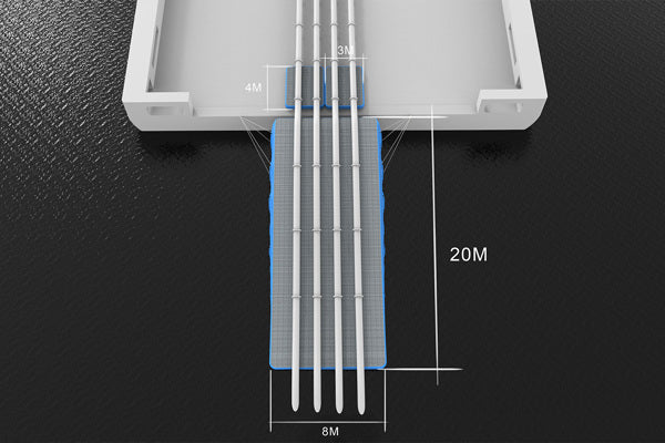 Kompakt flyte plattform for rørsystemer