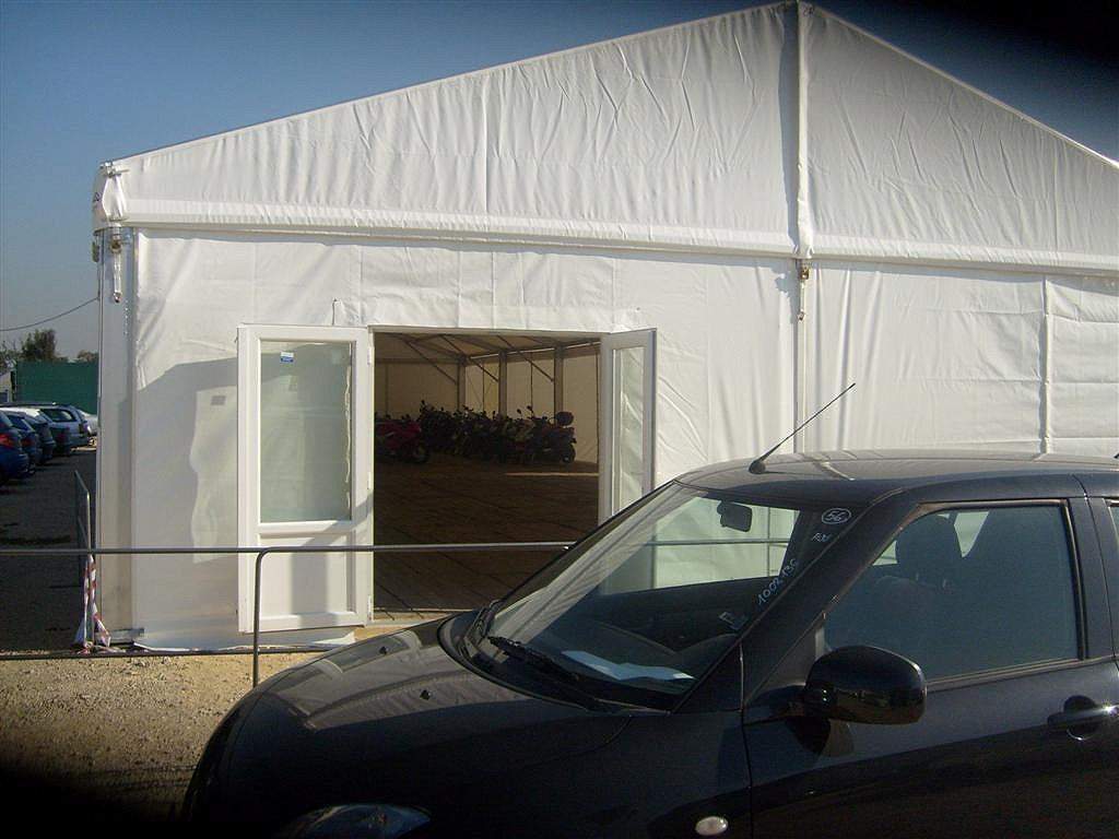 Telt med aluminiums ramme