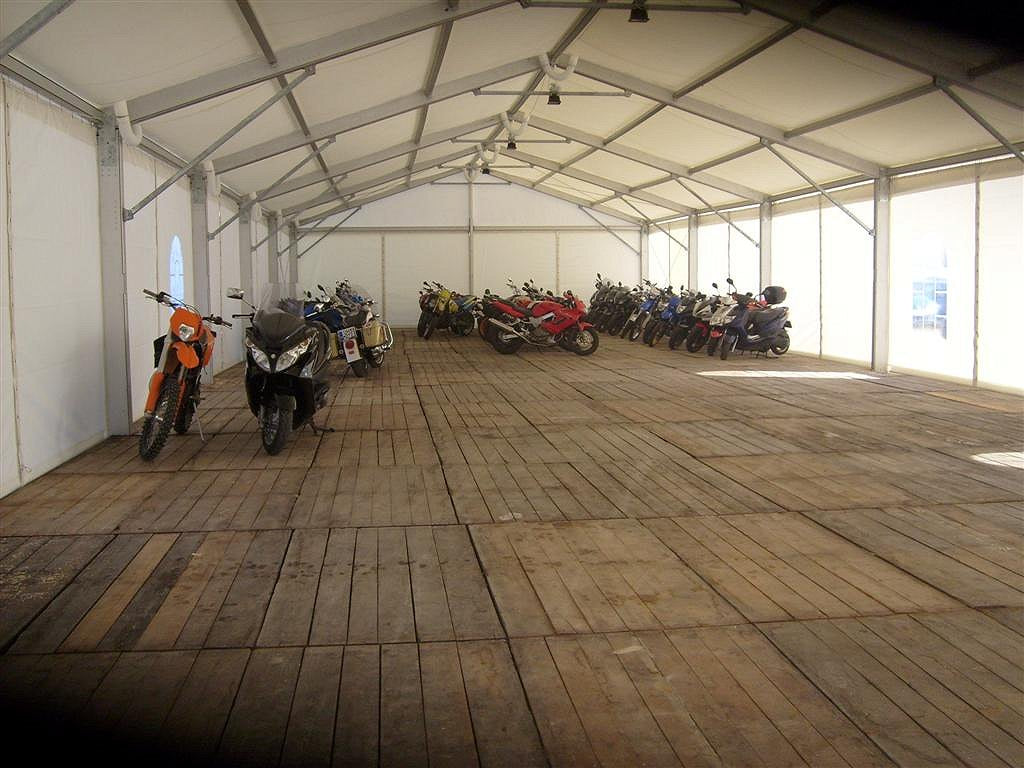 Telt med aluminiums ramme