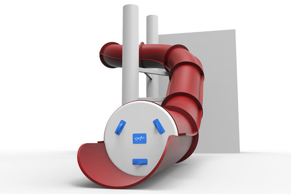 Oppblåsbare skyve pakninger for sklier/ svømmebassenger