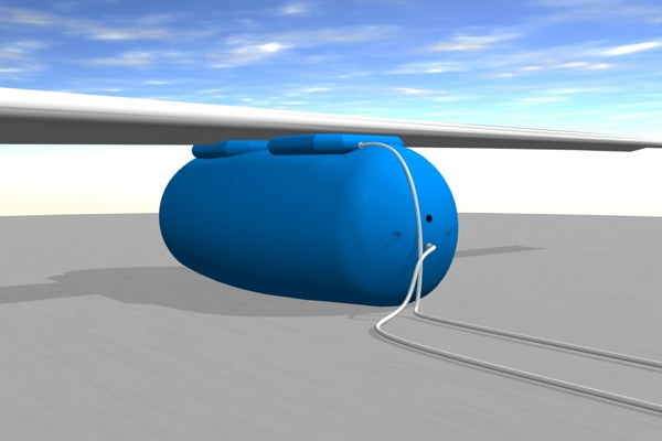 Rotorblad støtte og løfte pose