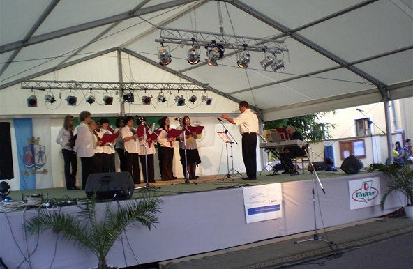 Telt med aluminiums ramme