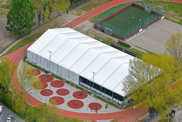 Telt med aluminiums ramme