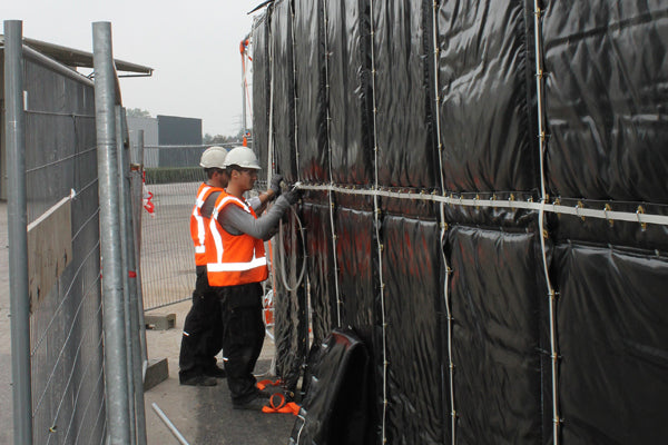 Mobile støyskjermer for støyreduksjon