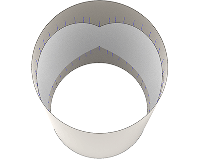 Oppblåsbar CO2-utslippsreduserende ventil