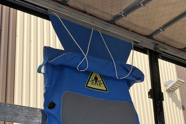 Oppblåsbare puter for sikring av last