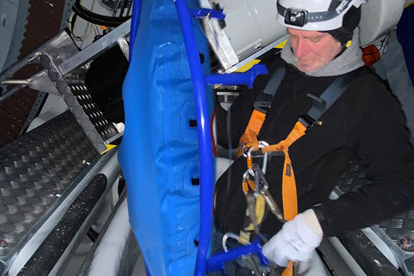 Oppblåsbare vindmølle bumpers