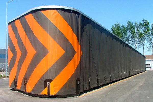 Lydabsorberende fleksible vegger og gardiner