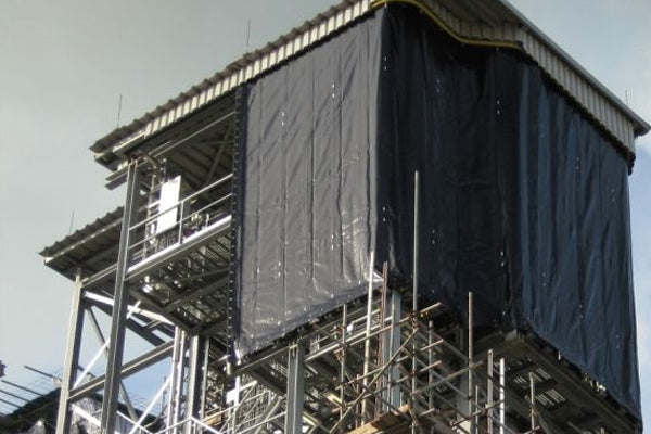 Lydabsorberende fleksible vegger og gardiner