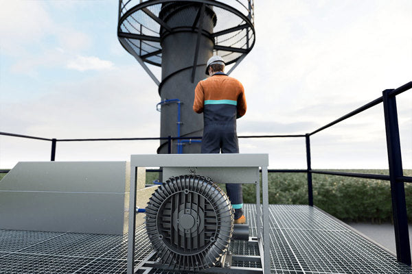 Oppblåsbar CO2-utslippsreduserende ventil