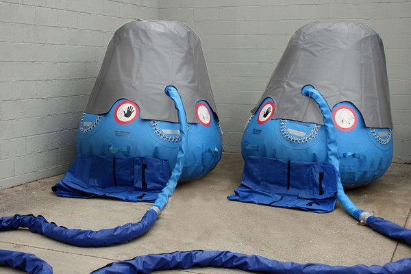 Landings poser for berging av små kjøretøy