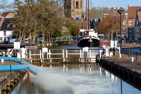 Store fleksible flom slanger