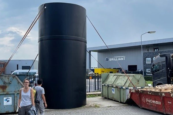 Oppblåsbar CO2-utslippsreduserende ventil