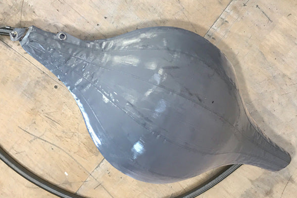 Varmebestandig oppblåsbar ventil