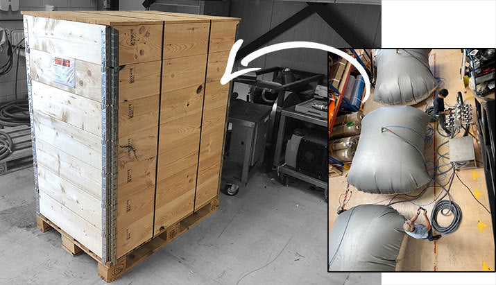 Oppblåsbar CO2-utslippsreduserende ventil